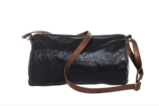 Crinkle Black Duffel